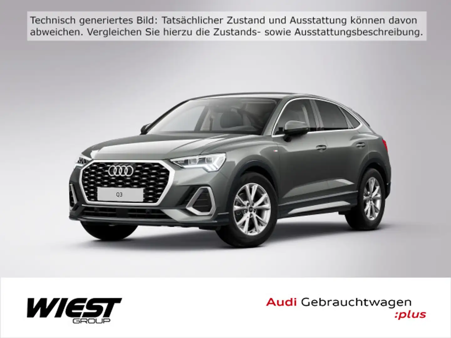 Audi Q3 S line 35 TFSI S tronic SHZ ACC PDC Grau - 1