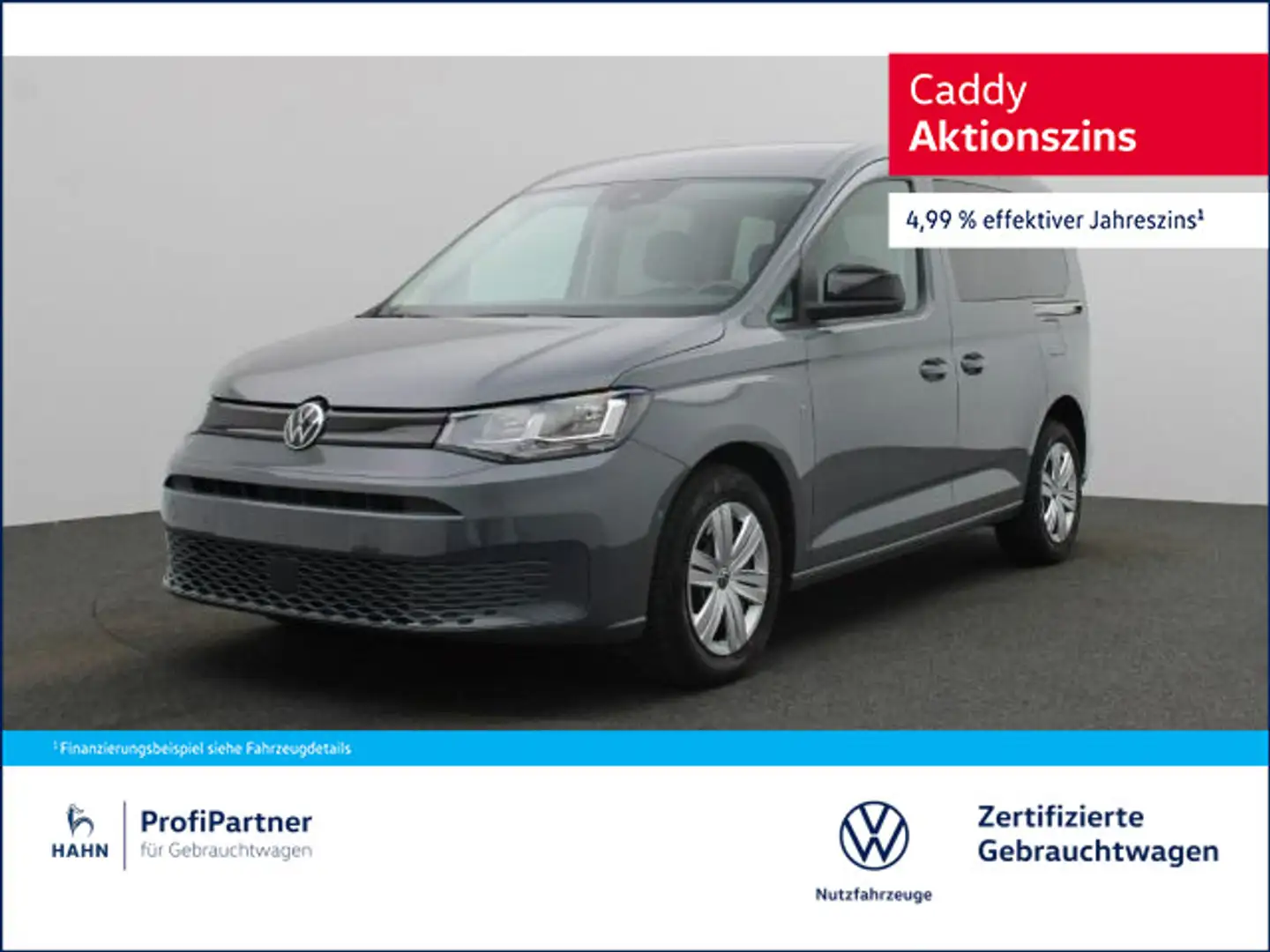 Volkswagen Caddy 2.0TDI 90KW AHK ACC Kamera Gris - 1