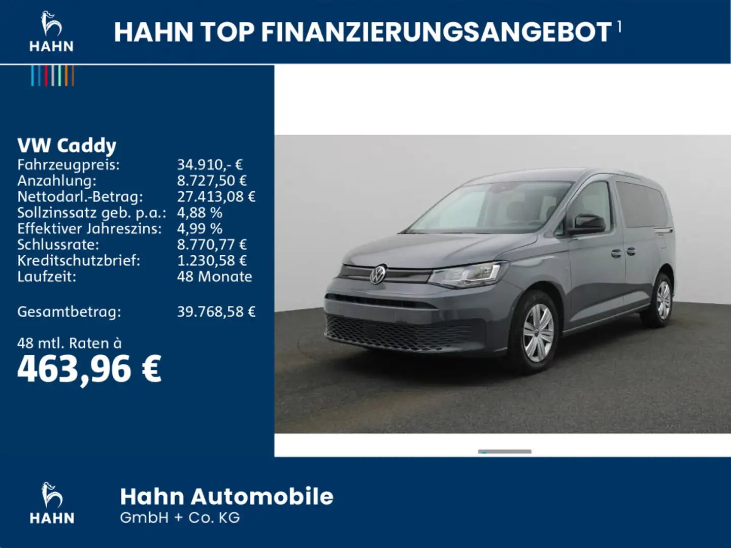 Volkswagen Caddy 2.0TDI 90KW AHK ACC Kamera Gris - 2