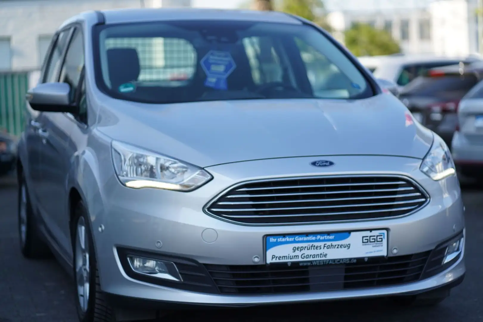 Ford Grand C-Max Titanium Automatik KeylessGo AHK Argent - 1