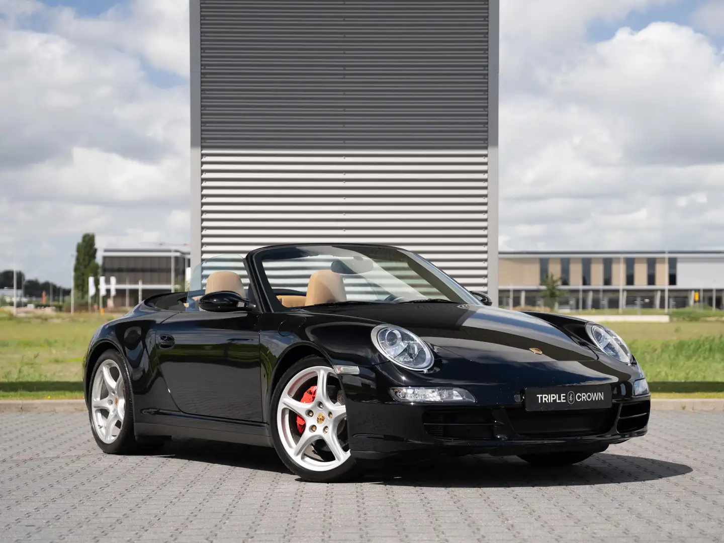 Porsche 997 Cabrio 3.8 Carrera 4S | BTW | Sportuitlaat | Chron Zwart - 1