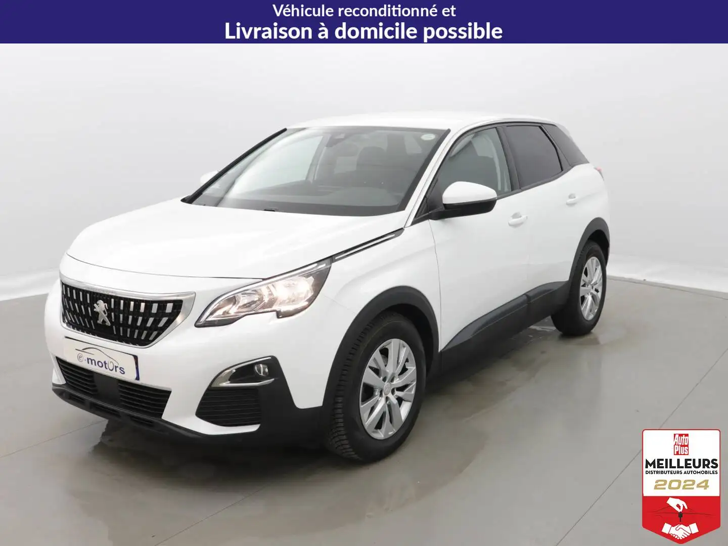 Peugeot 3008 Puretech 130 EAT8 Active +GPS +PDC AR/AV Blanc - 1