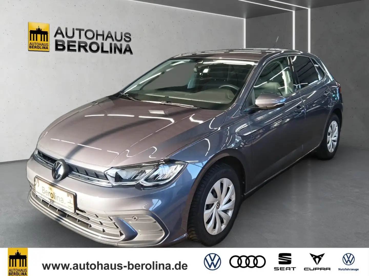 Volkswagen Polo 1.0 TSI Life *ACC*NAV*SHZ*PDC*App-Connect* Grau - 2