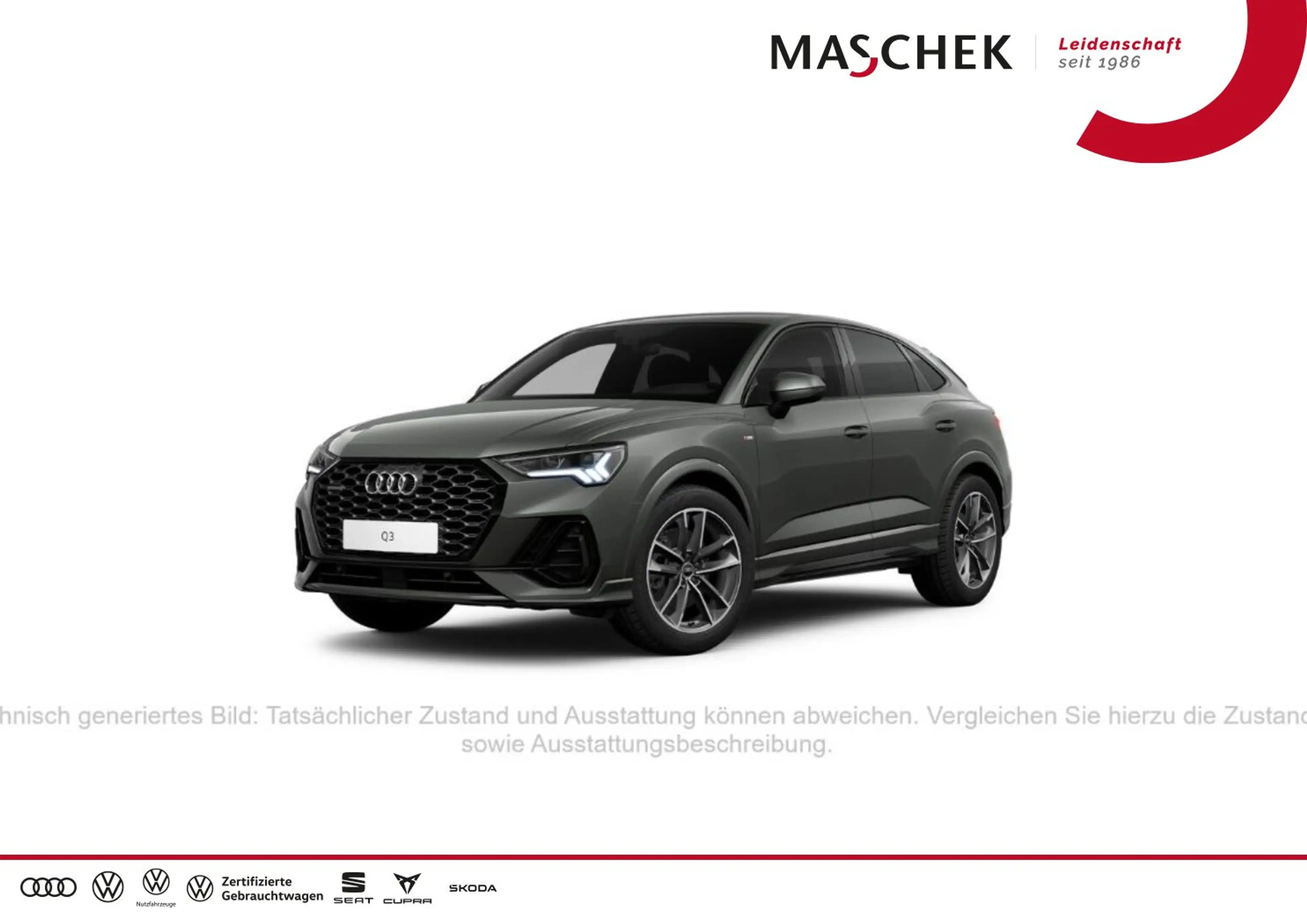 Audi Q3 Sportback S line 40 TDI quat S tronic 2x S line Bl