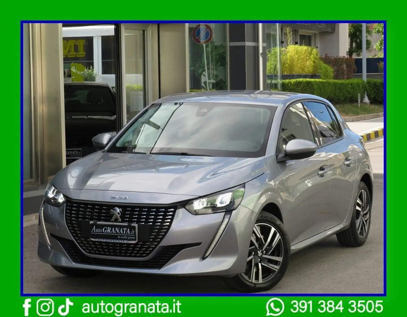 Peugeot 208 1.5 BlueHdi AllurePack 102CV 5p. S&S/Retroc. Gris - 1