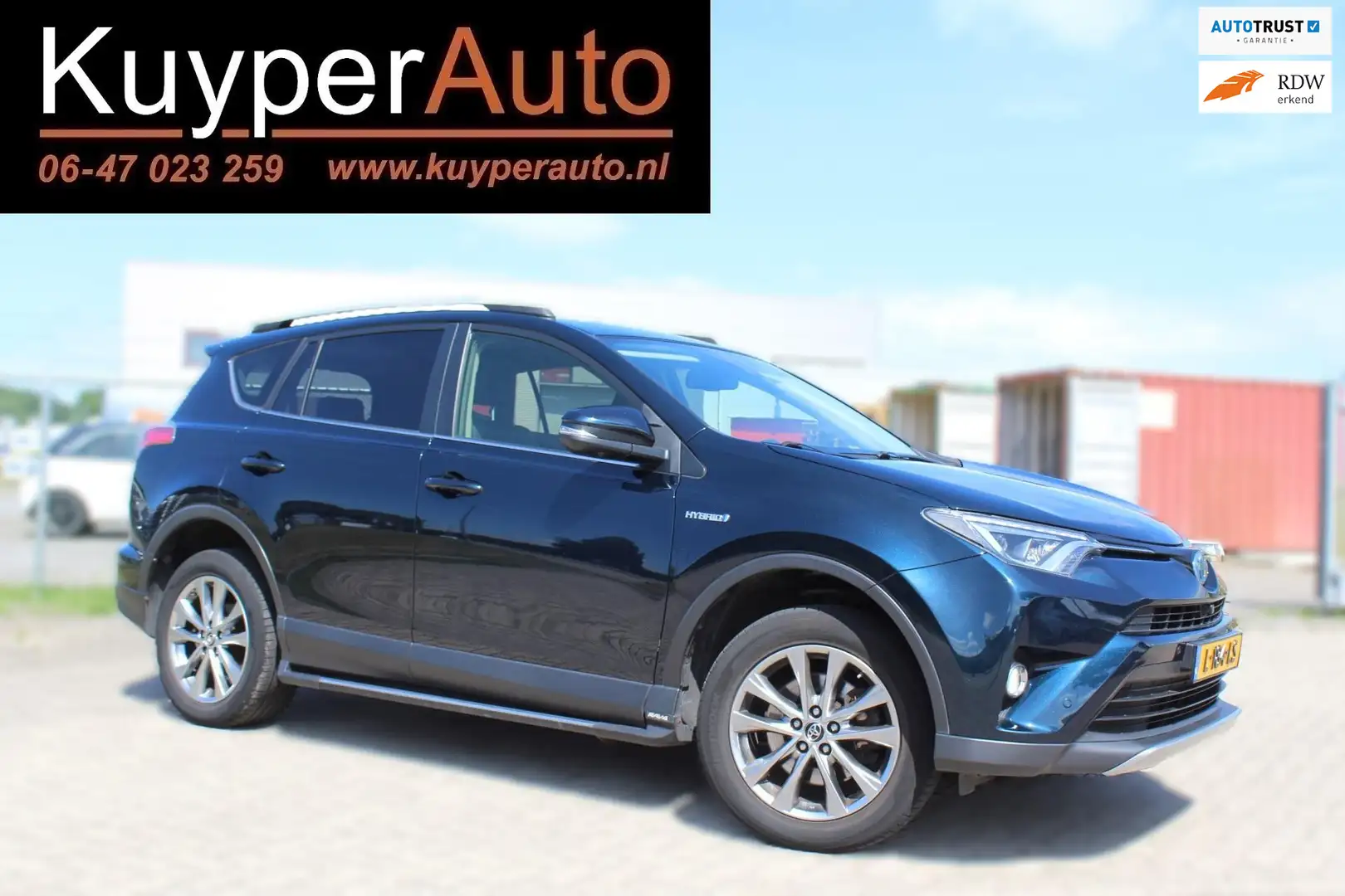 Toyota RAV 4 2.5 Hybrid Executive LEDER RONDOM CAMERA NAVI MULT Bleu - 1