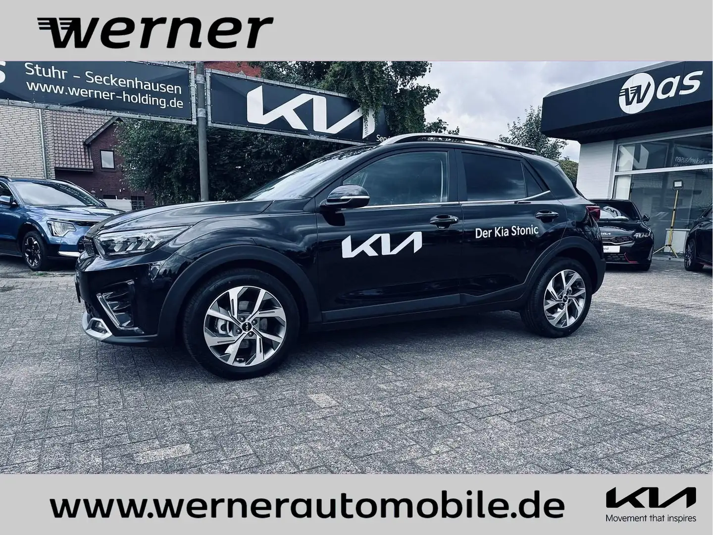 Kia Stonic 1.0 T 120 GT-Line DCT Technologie Schwarz - 1