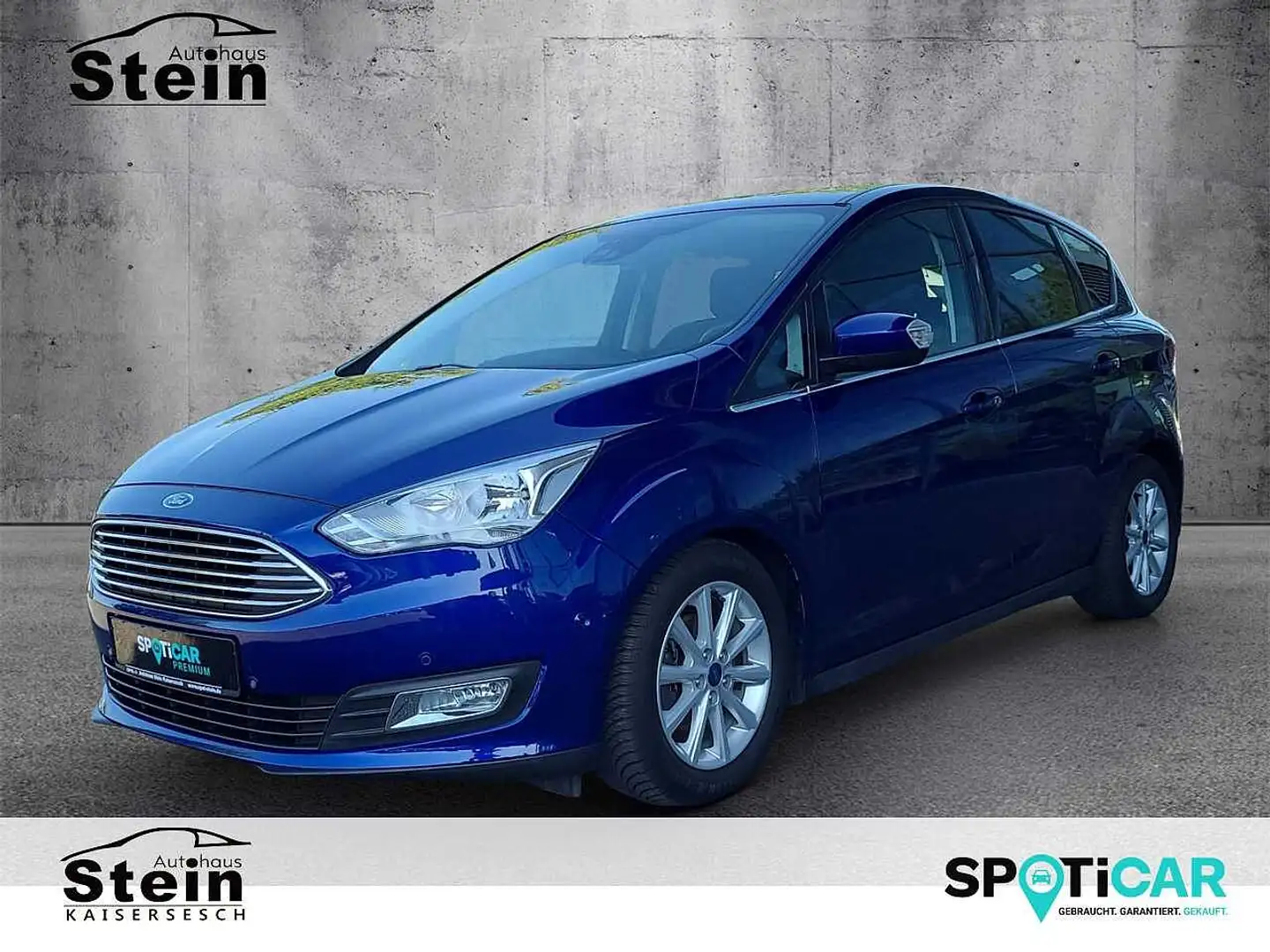 Ford C-Max Titanium 1,0 EcoBoost 92 kW Navi,Alu,Klima,SH,LH,P Blau - 1