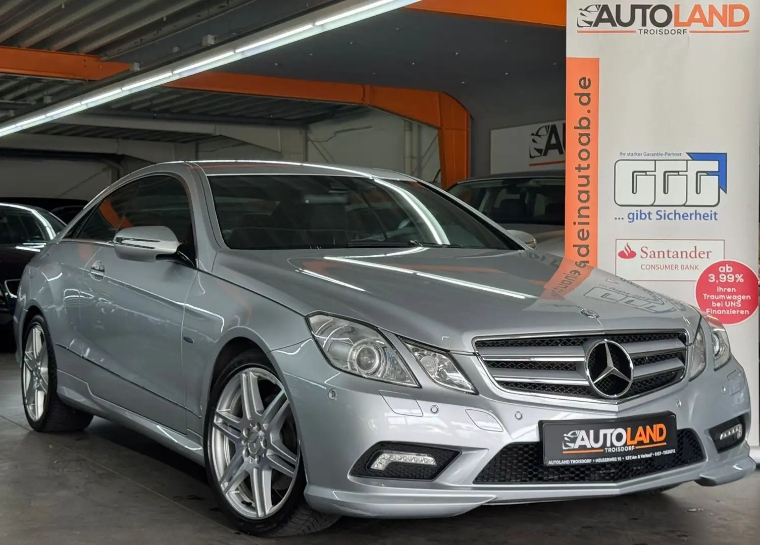 Mercedes-Benz E 350 Coupe E 350 BE*2.HAND*AMG PAKET*XENON*AUTO Argent - 1