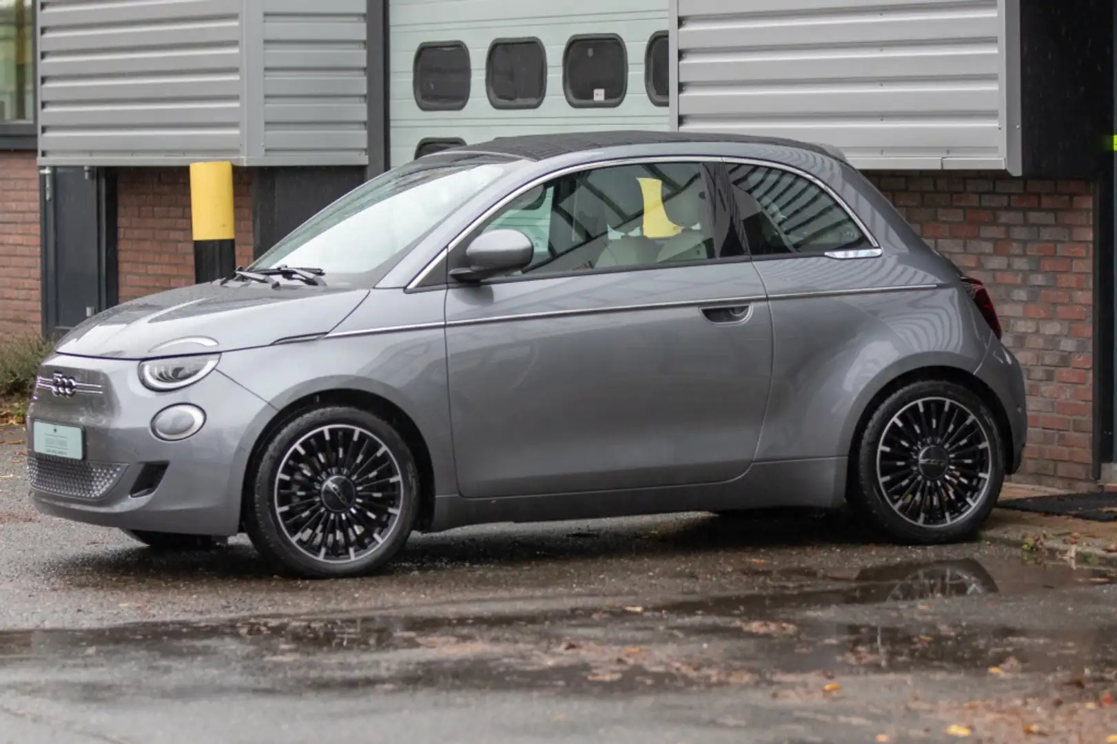 Fiat 500e Cabrio La Prima Grijs - 2