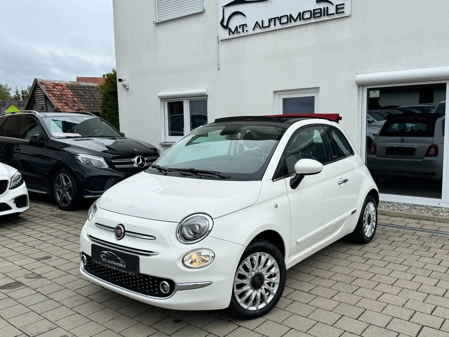 Fiat 500C Lounge*CABRIO*TEMP*PDC*BLUET*KLIMA*UCONNECT Bílá - 1