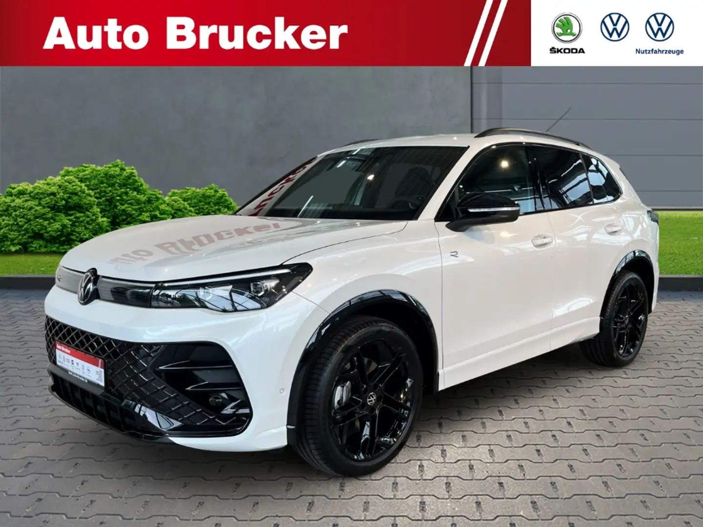 Volkswagen Tiguan 2.0 TDI 110 kW R-Line LED+RFK+SHZ+Navi+3-Zonen-Kli Weiß - 1