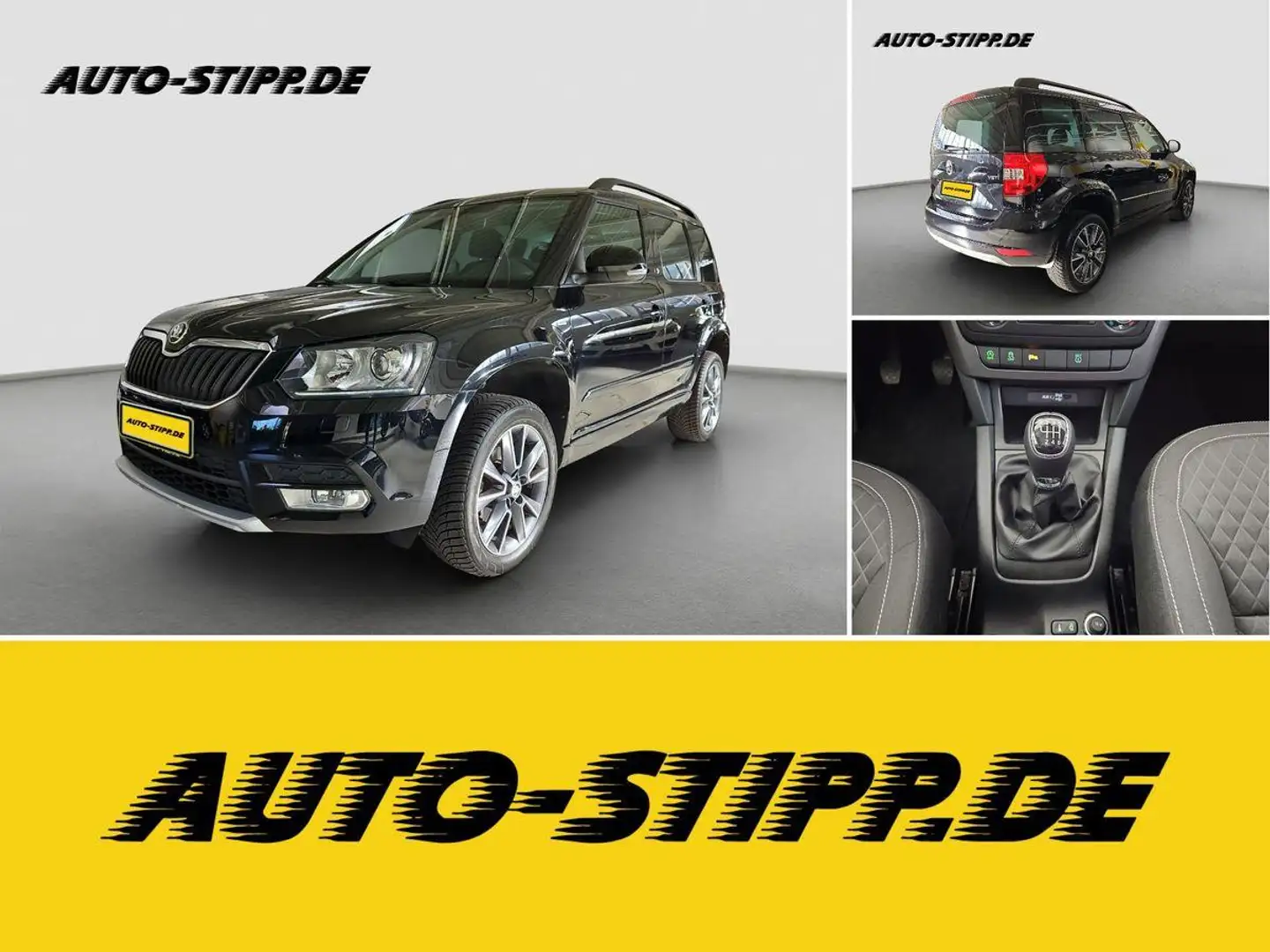 Skoda Yeti 1.4TSI Drive TEMP XENON SITZH DAB BLUET PDC Schwarz - 1