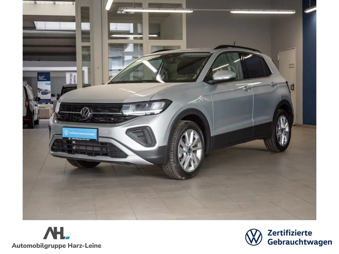Volkswagen T-Cross LIFE TSI DSG+ALU 17''+LED+NAVI+TRAVEL ASSIST+KLIMA Argent - 1