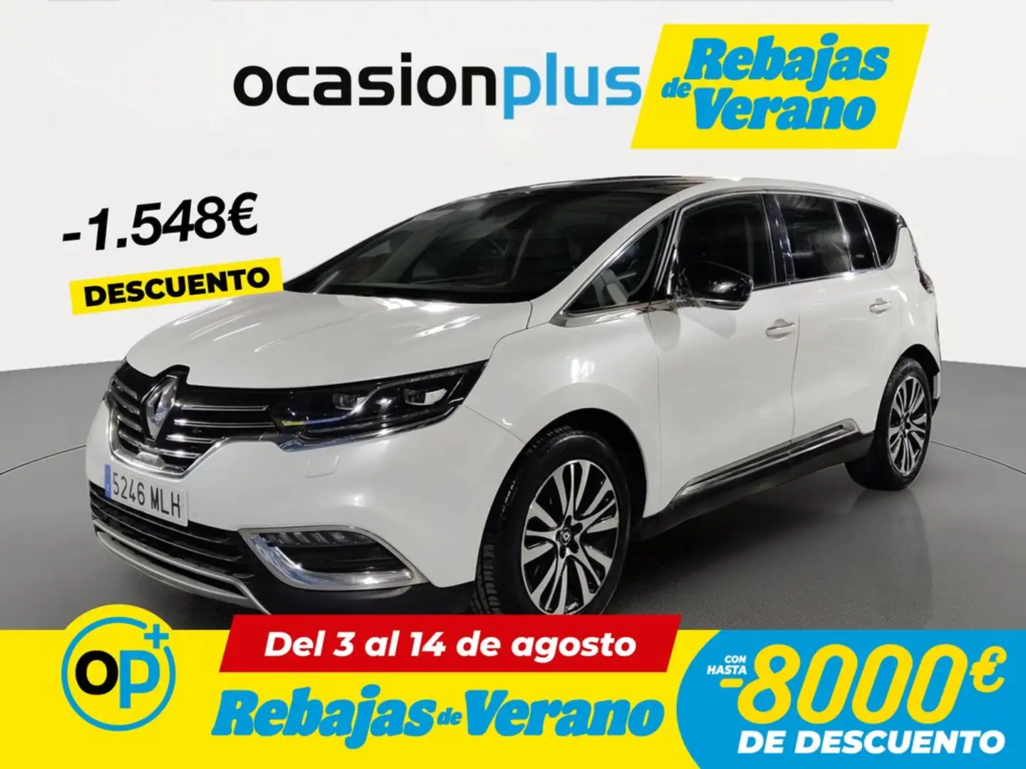 Renault Espace 1.6dCi TT En. Initiale Paris EDC 118kW Blanco - 1