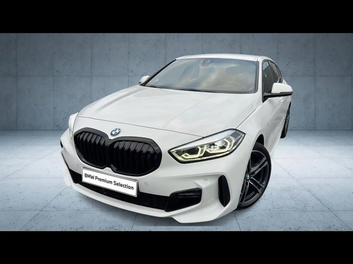 BMW 118 118iA 136ch M Sport DKG7 Blanc - 1