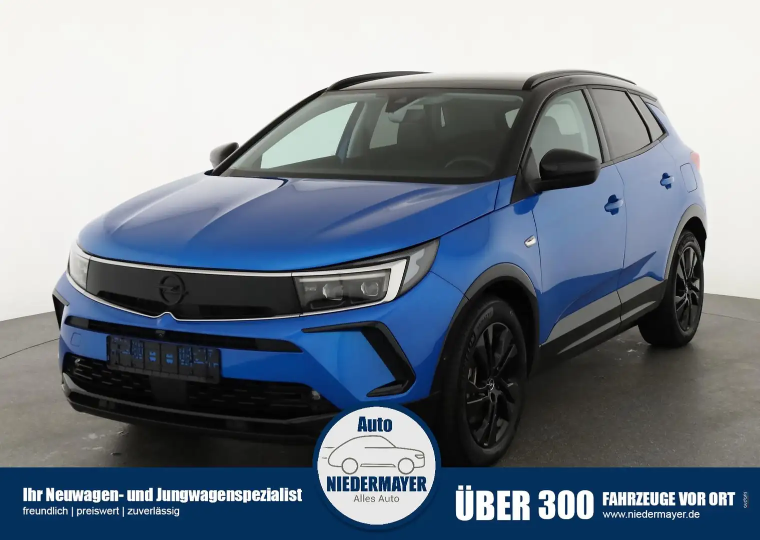Opel Grandland 1.6 PHEV GS Line, LED, AHK, Navi, Kamera Blauw - 1
