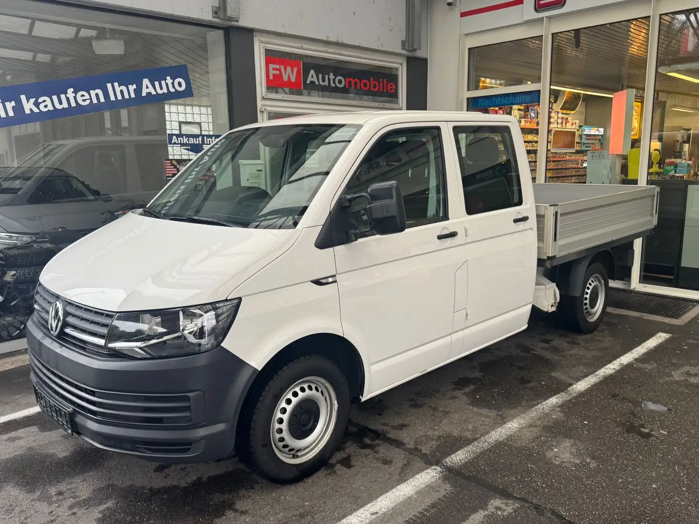 Volkswagen T6 Transporter T6 2,0 TDI DoKa Doppelkabine Pritsche Klima AHK Blanc - 1