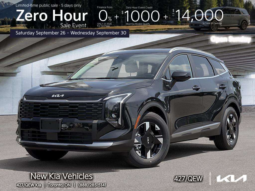 Black 2026 Kia Sportage SUV / Crossover Front-Wheel Drive 8-Speed Automatic