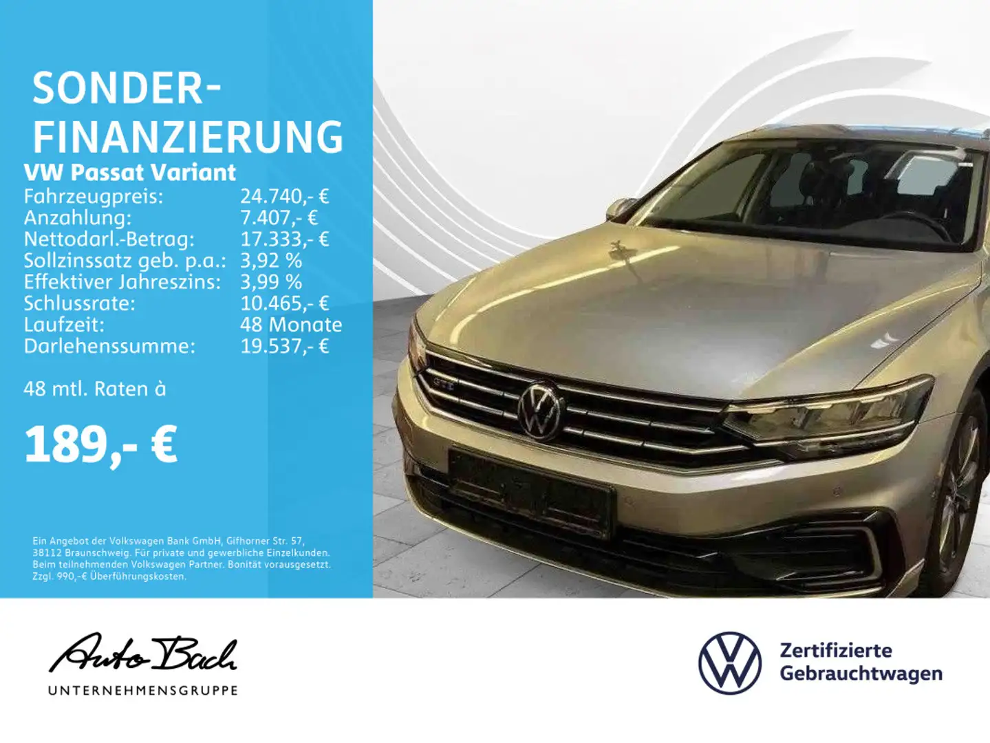 Volkswagen Passat Variant GTE 1.4 TSI DSG eHybrid, Navi, LE Zilver - 1