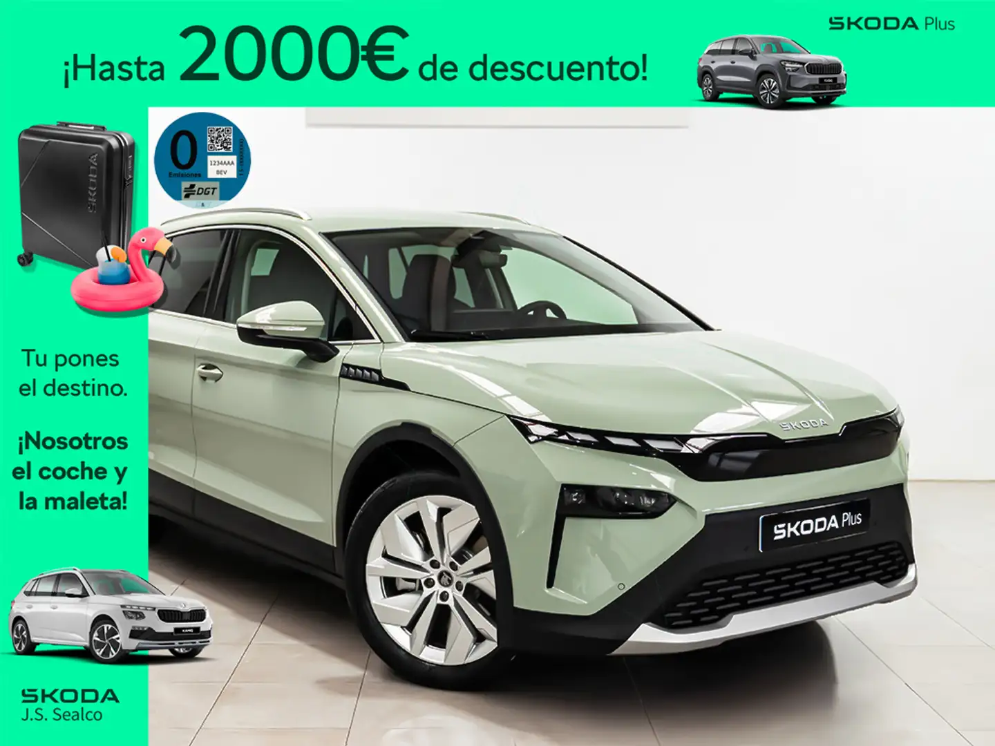 Skoda Elroq 85 First Edition 210KW Verde - 1