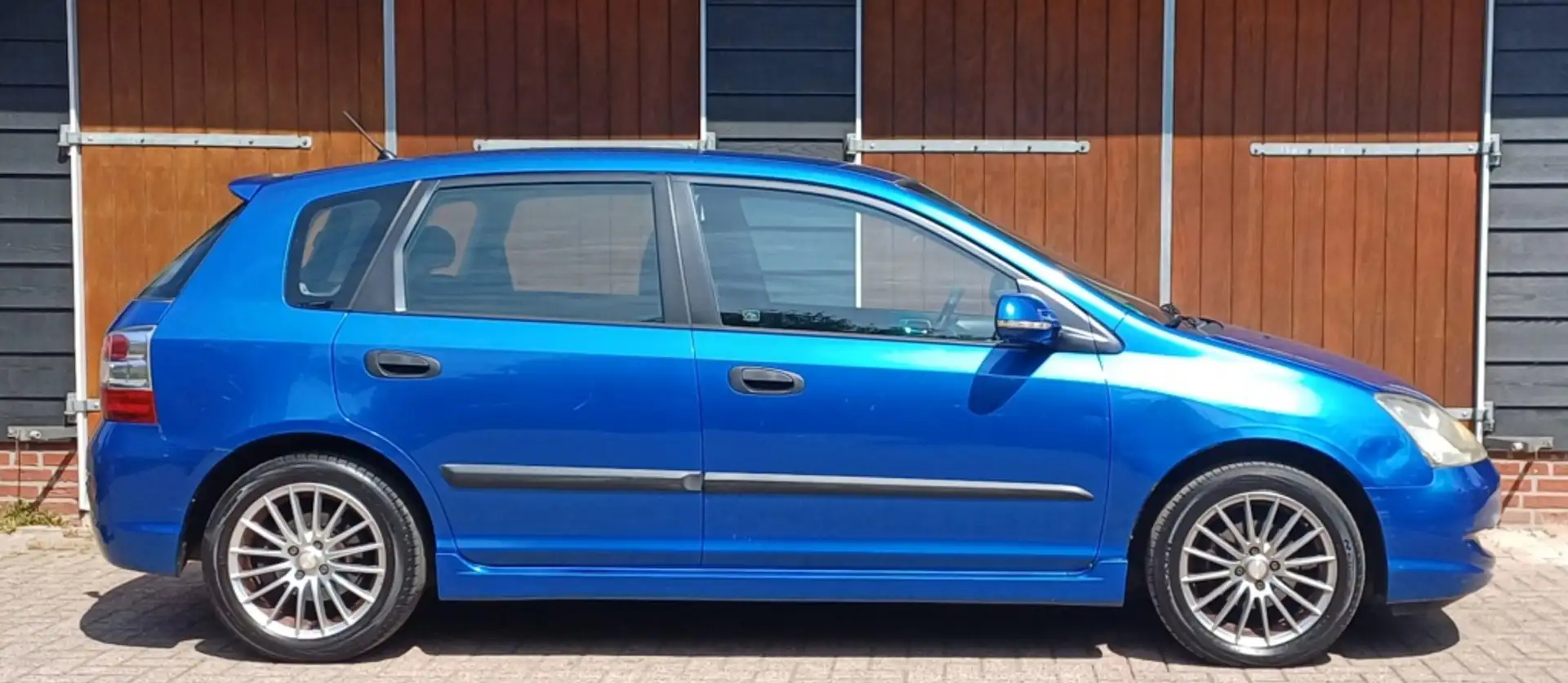 Honda Civic 1.4i LS, Airco, Trekhaak, Nieuwe APK Blau - 2