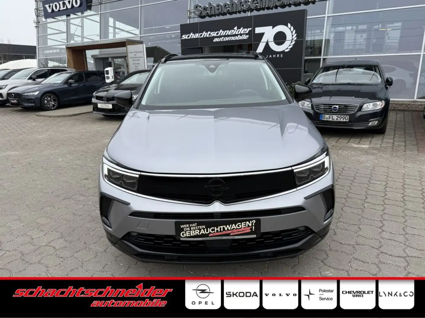 Opel Grandland GS 1.2 Turbo+Pixel-LED+AGR-Sitz+ Silber - 1