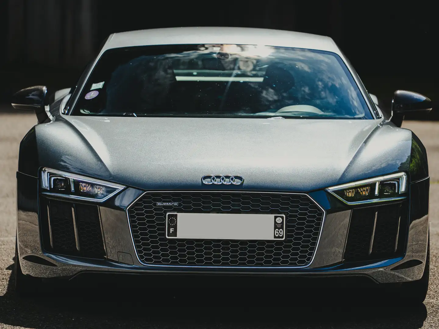 Audi R8 R8 V10 Plus 5.2 FSI 610 S tronic 7 Quattro Gris - 2