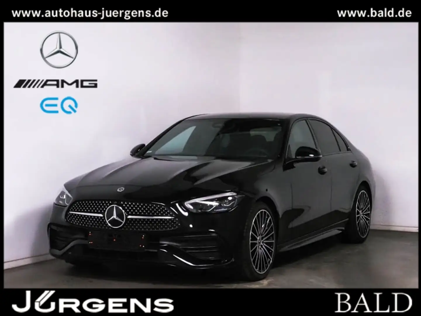 Mercedes-Benz C 200 d AMG-Sport/NIGHT/360/WINTER/AMBIENTE/Totw Czarny - 2
