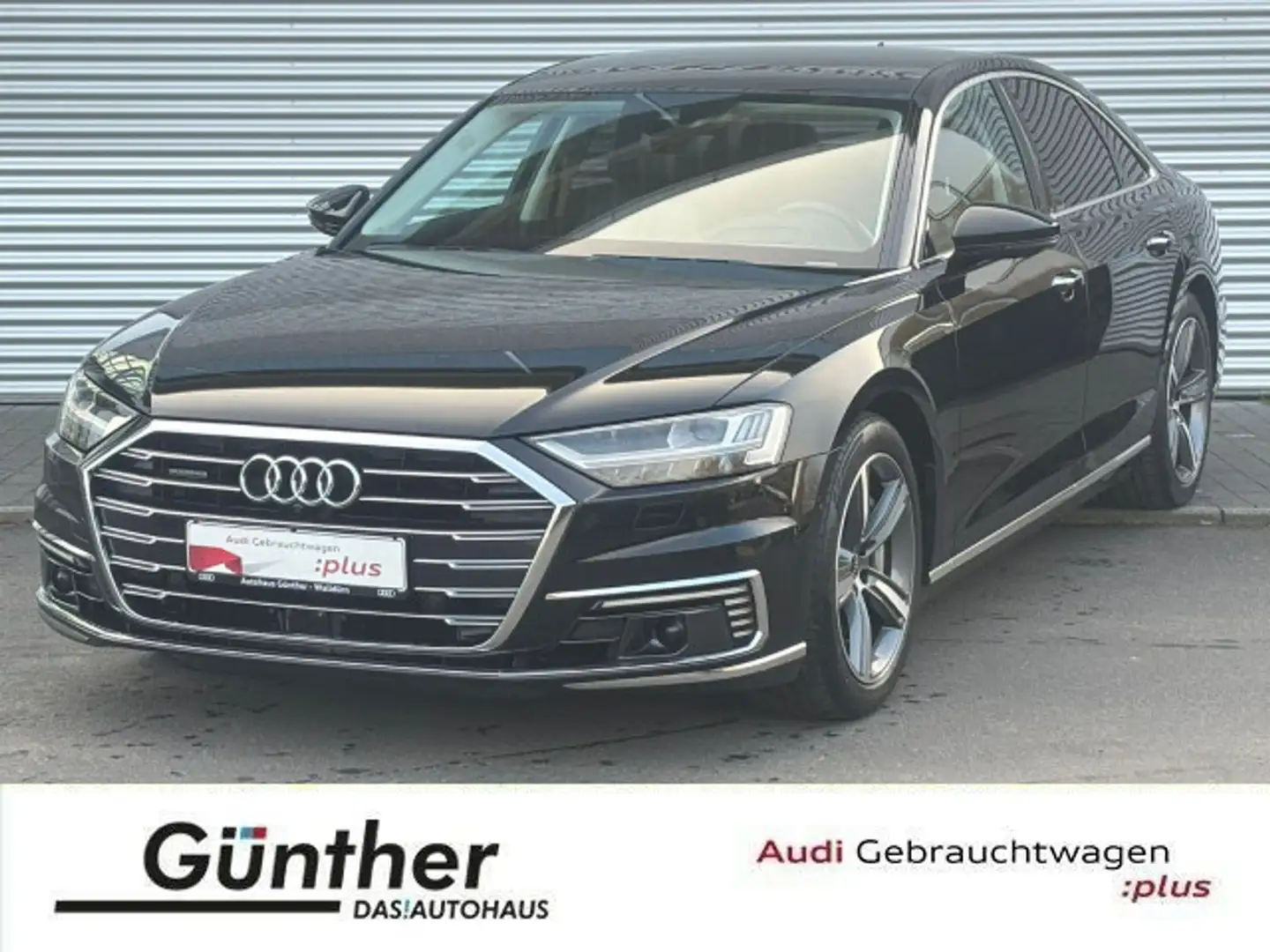 Audi A8 60 TFSIe QUATTRO+HUD+360°+PANORAMADACH+B&O+ Schwarz - 1