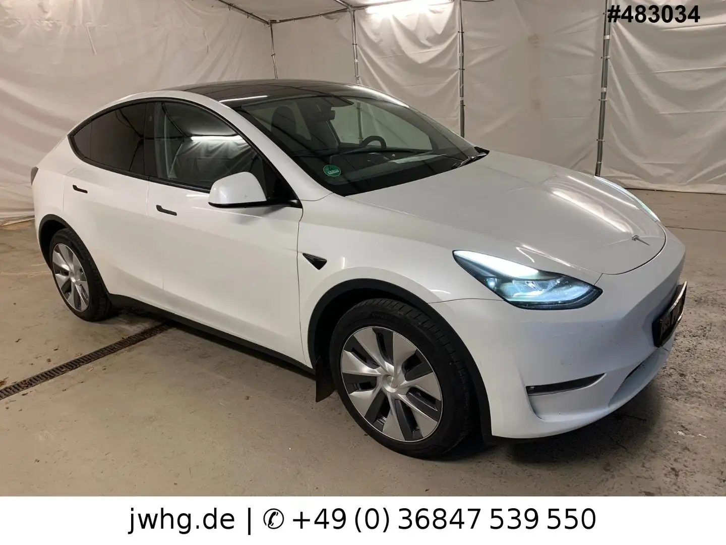 Tesla Model Y Long Range Dual AWD Autopilot Panorama Weiß - 1
