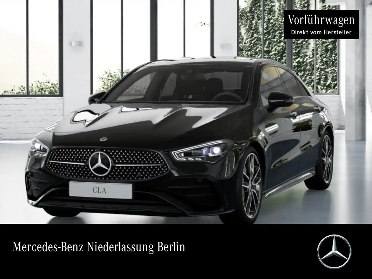 Mercedes-Benz CLA 200 AMG+NIGHT+360°+MULTIBEAM+TOTW+KEYLESS+7G Schwarz - 1