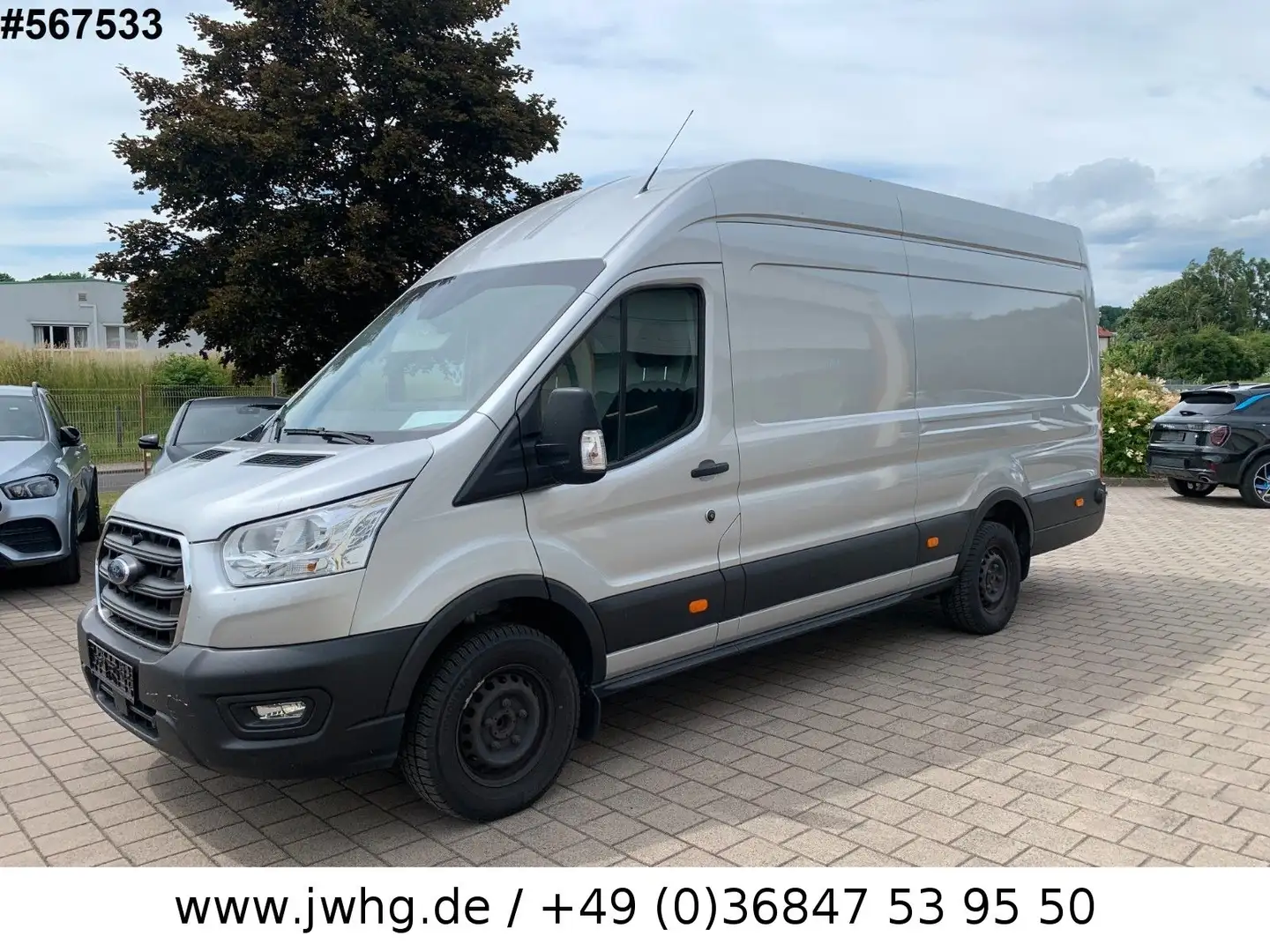 Ford Transit 350 Kasten L4 H3 KMAERA/TEMPO/AHK/KLIMA Zilver - 1