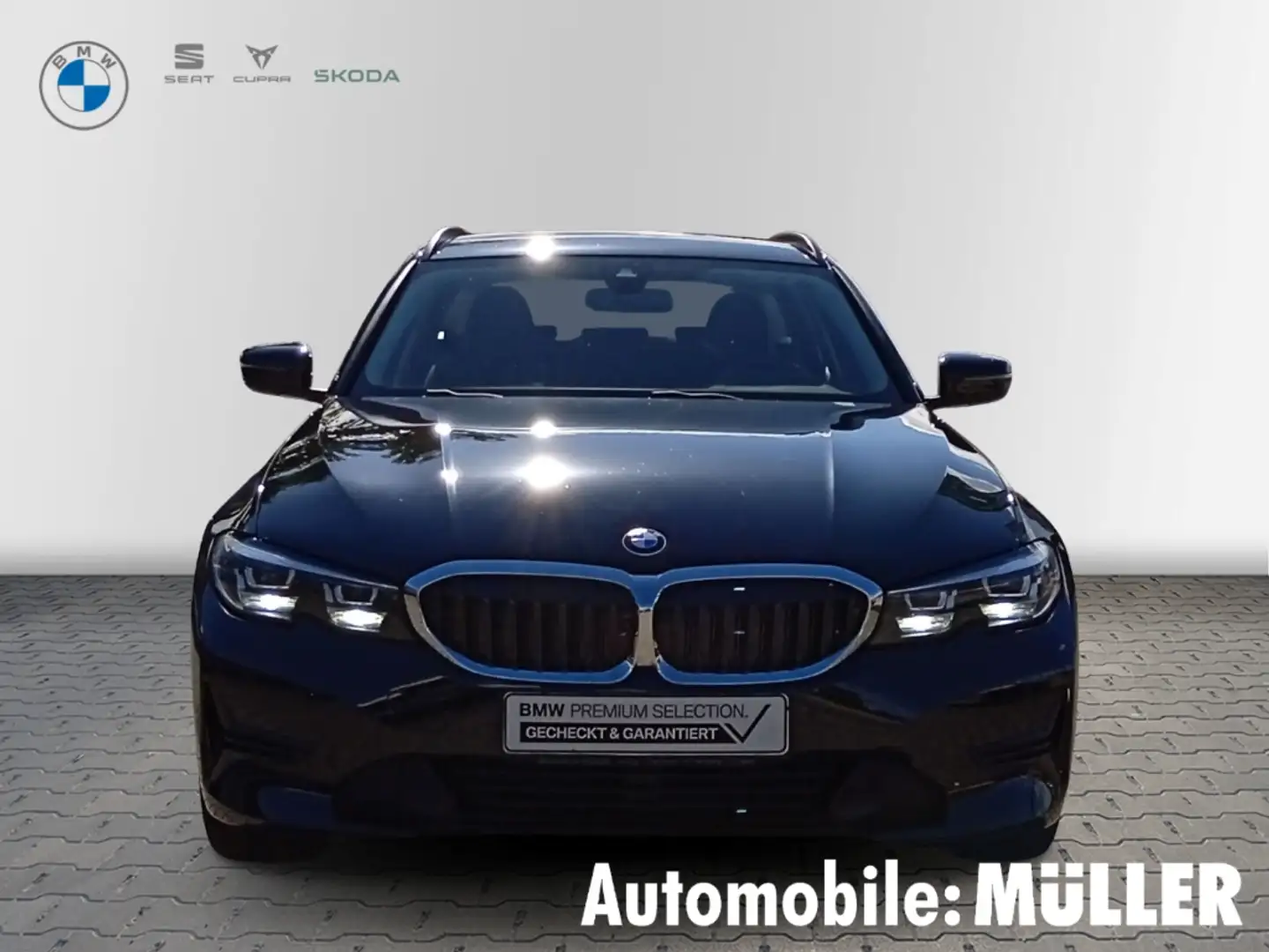BMW 318 d Touring AHK+Sportsitze+SHZ+NAVI-PROF+PDC Schwarz - 2