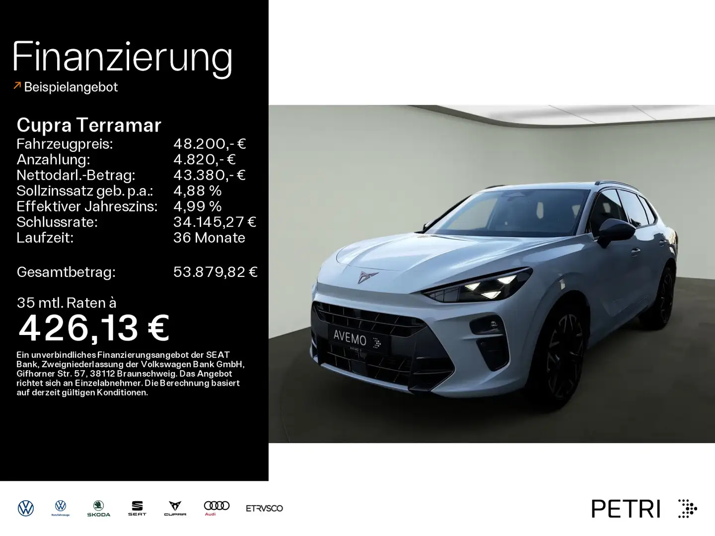 CUPRA Terramar VZ 2.0 TSI *DSG*AHK*Sennheiser*Pano* Weiß - 1