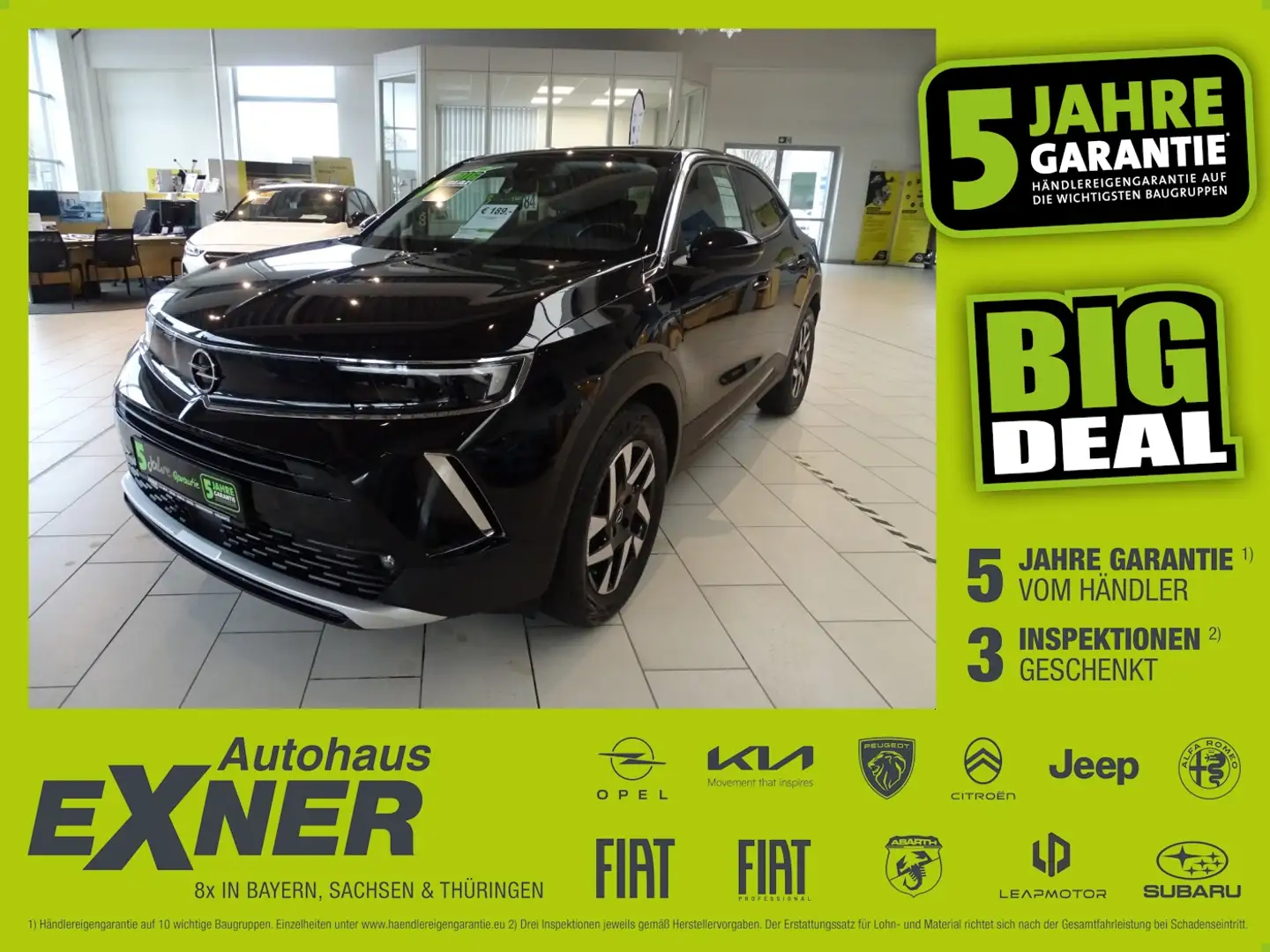 Opel Mokka-E ELEGANCE *11kW OBC*Batteriezertifikat*LED Schwarz - 1