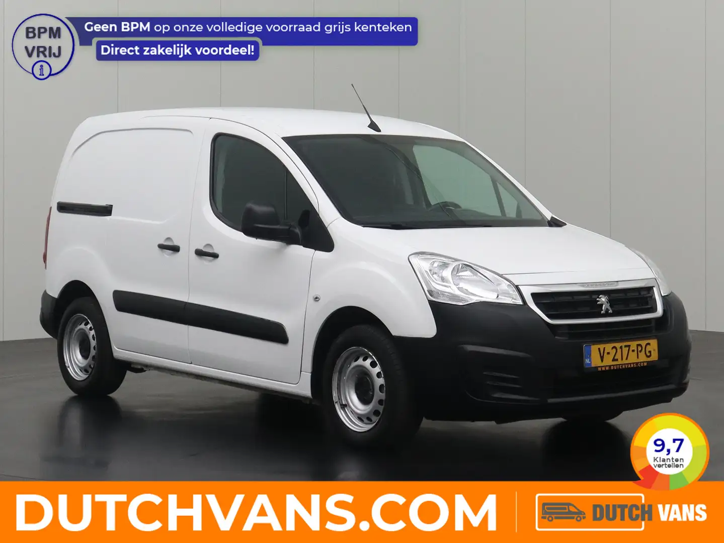 Peugeot Partner 1.6 BlueHDi | Navigatie | Airco | Cruise | Betimme Blanc - 1