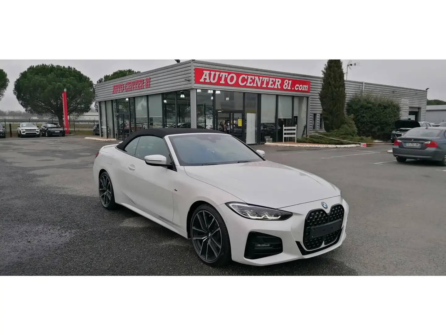 BMW 420 420i Cabriolet M Sport Blanc - 1