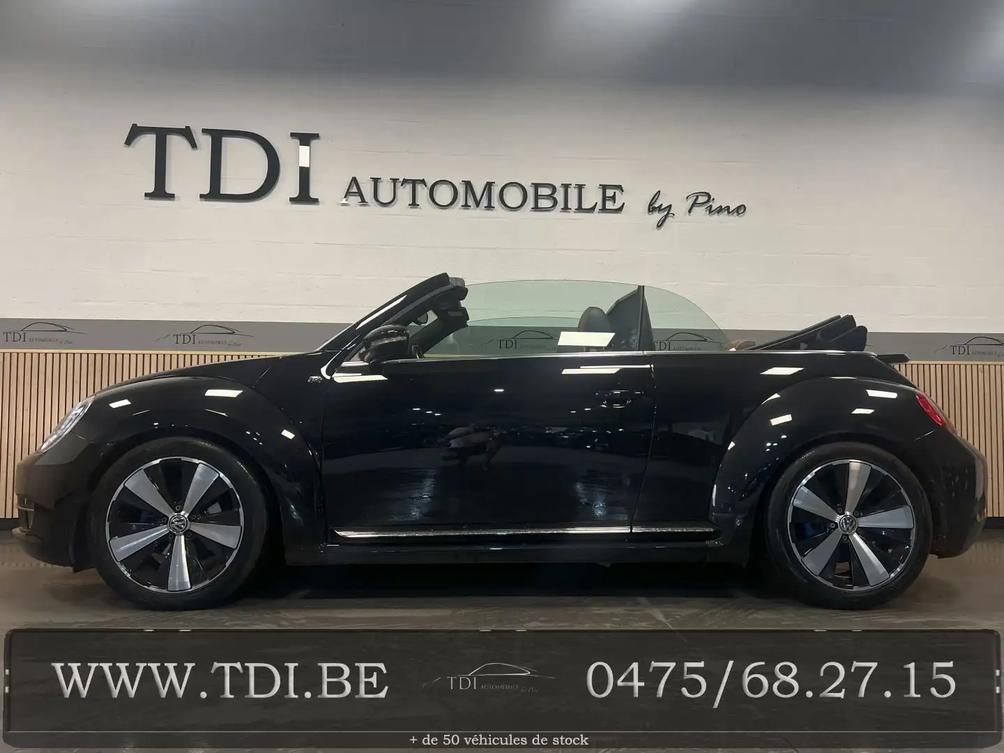 Volkswagen Beetle Cabriolet*R-Line* 2.0 CR TDi Sport DSG*140cv*full* Black - 1