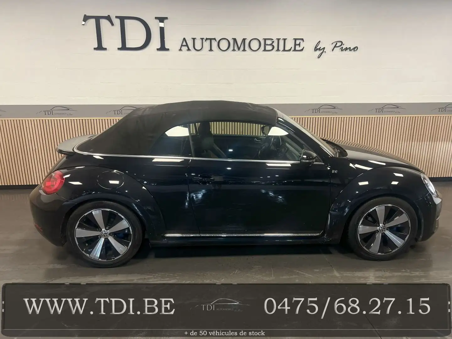 Volkswagen Beetle Cabriolet*R-Line* 2.0 CR TDi Sport DSG*140cv*full* Black - 2