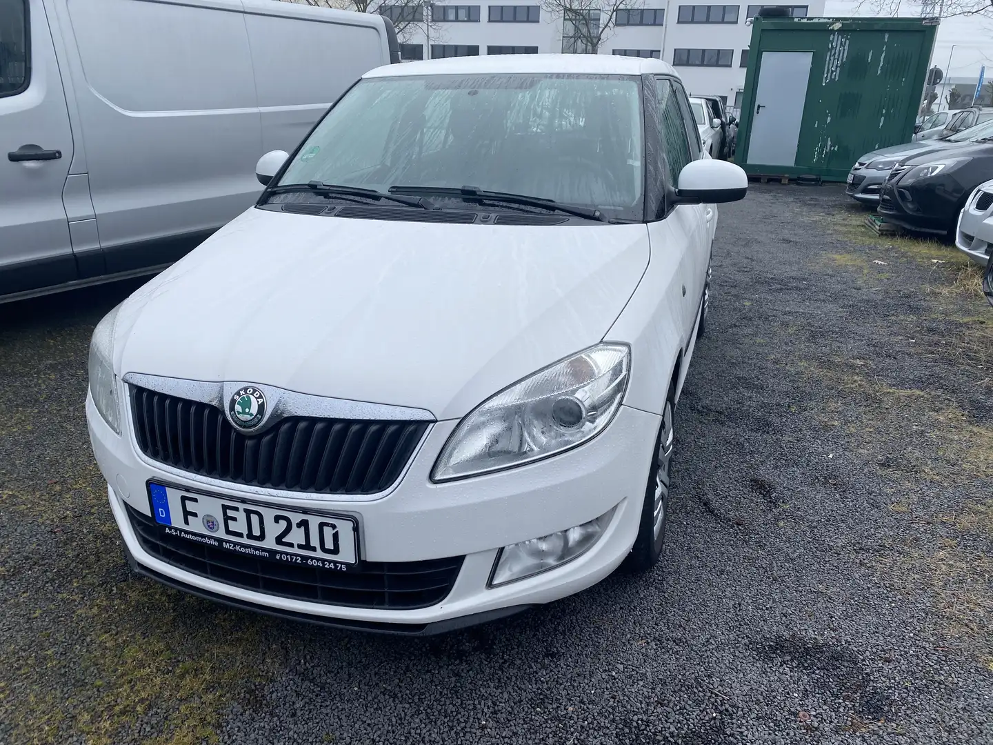 Skoda Fabia Ambition .1.6 TDI,. KLIMA.EURO.5. TÜV.NEU Blanc - 1