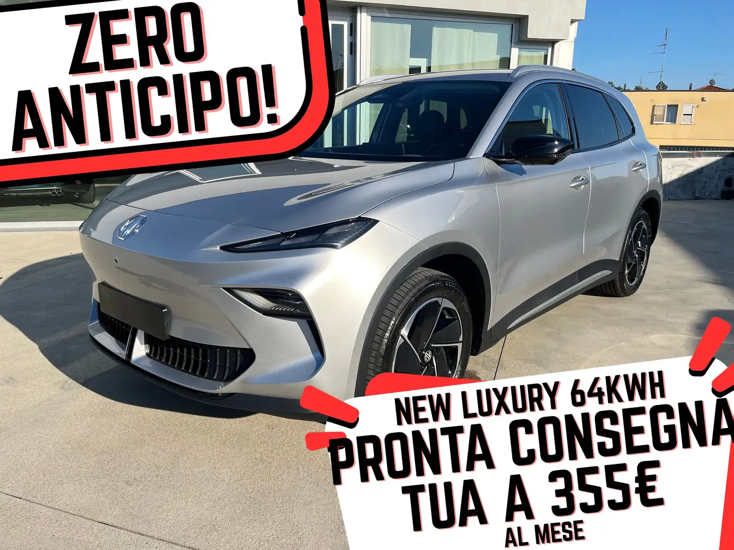 MG MGS5 EV 64KWH NEW LUXURY ZERO ANTICIPO 355€ MESE Argento - 1
