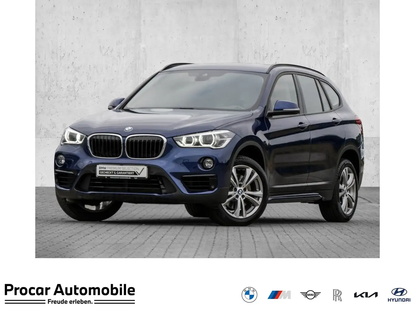 BMW X1 sDrive20i SPORT LINE+LED+KAMERA+NAVI Blu/Azzurro - 1