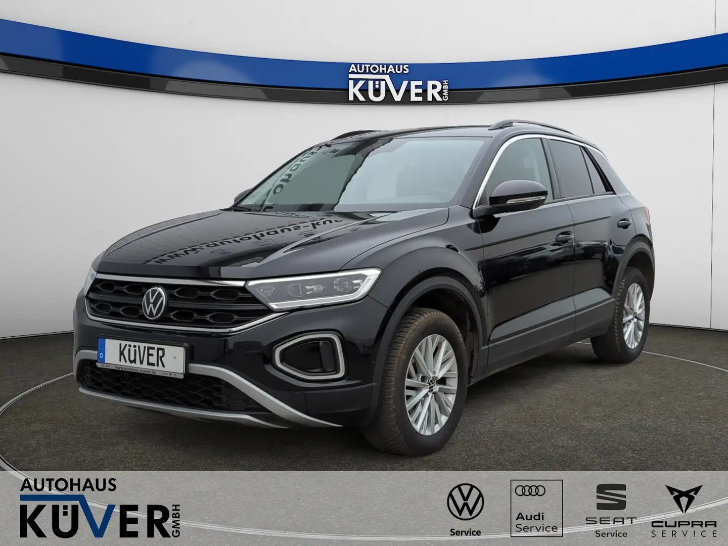Volkswagen T-Roc Life 2,0 TDI DSG ACC+AHK+LED+Shzg.+16´´ Schwarz - 1