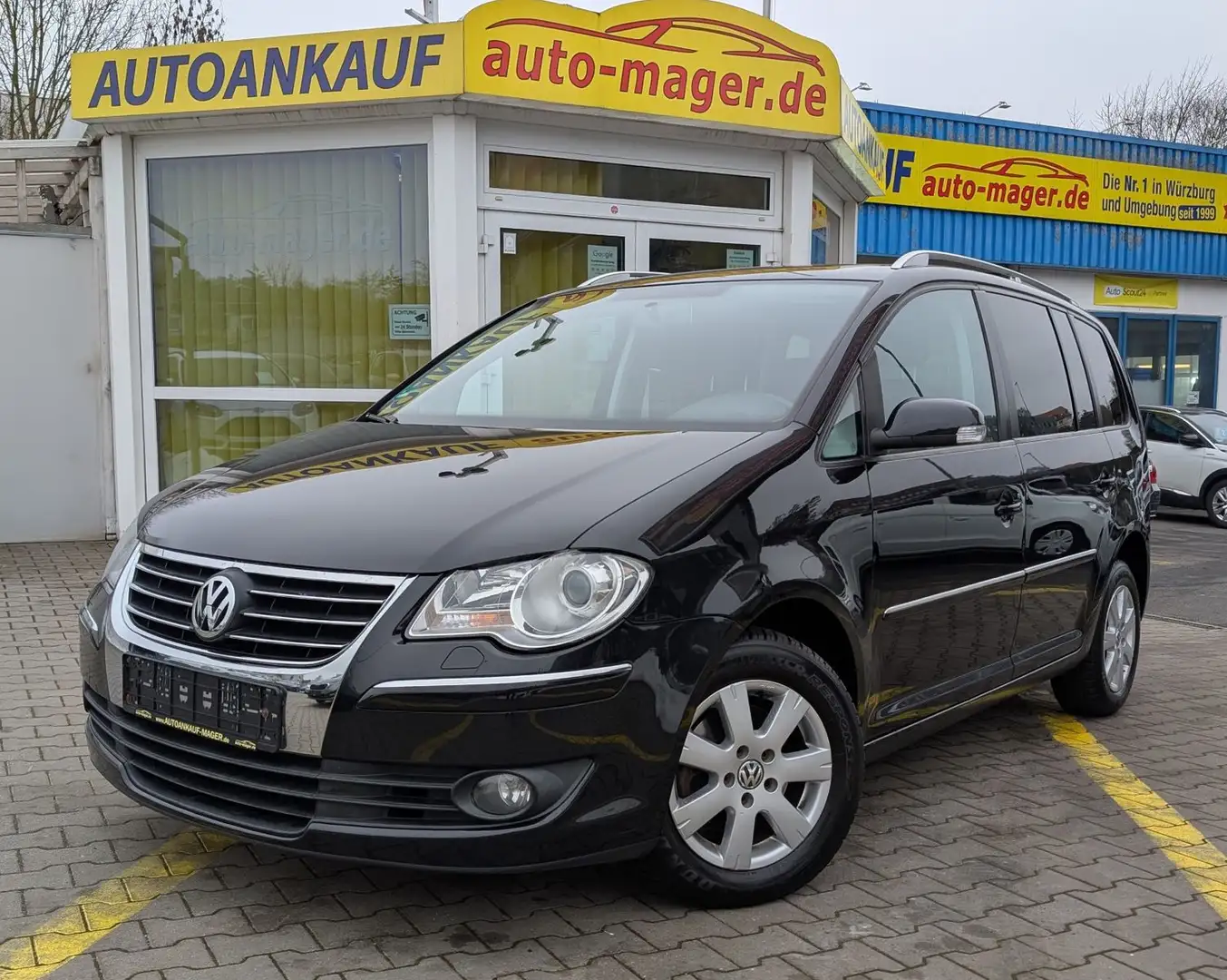 Volkswagen Touran 2.0TDI Highline*2Hd*7-SI*Temp*PDC*Tüv09.27 Schwarz - 1