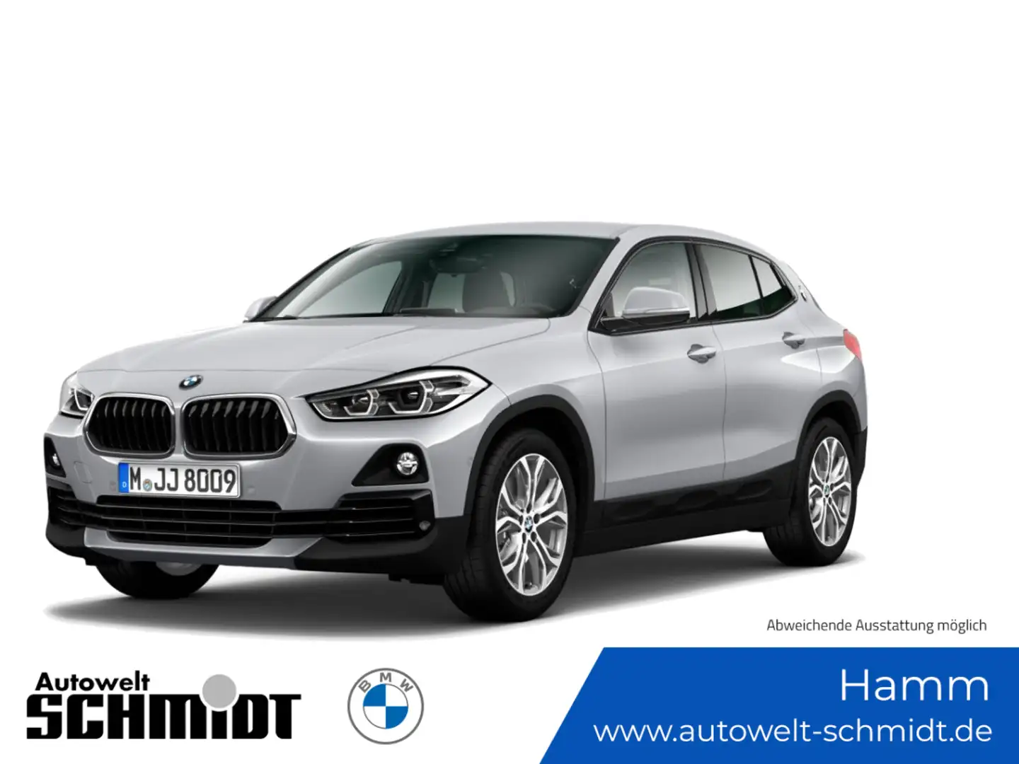 BMW X2 xDrive20d Advantage Plus+2Jahre-BPS.-GARANTIE Silber - 1