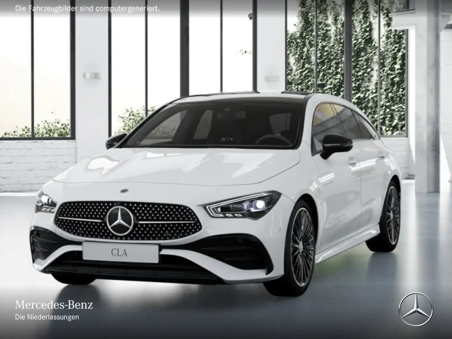Mercedes-Benz CLA 200 d AMG+NIGHT+PANO+360°+AHK+MULTIBEAM+TOTW Weiß - 2