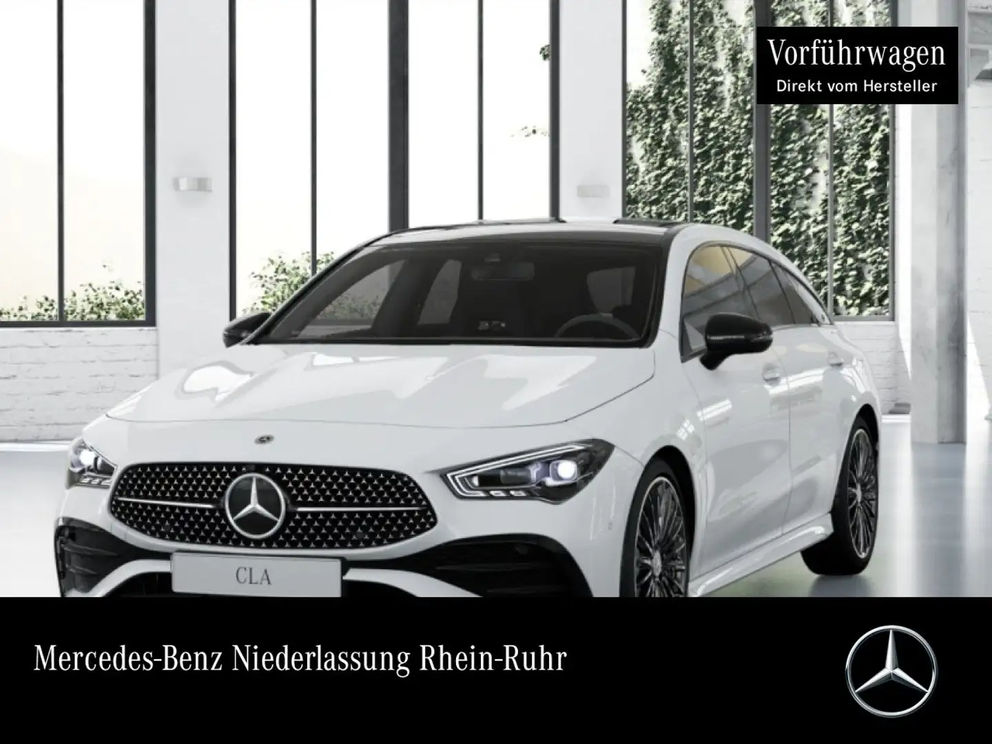 Mercedes-Benz CLA 200 d AMG+NIGHT+PANO+360°+AHK+MULTIBEAM+TOTW Weiß - 1