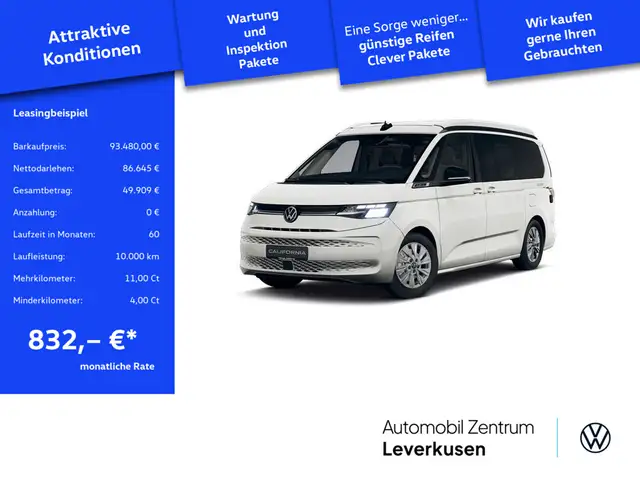 Volkswagen T7 California Ocean eHybrid 4Motion ACC SHZ P