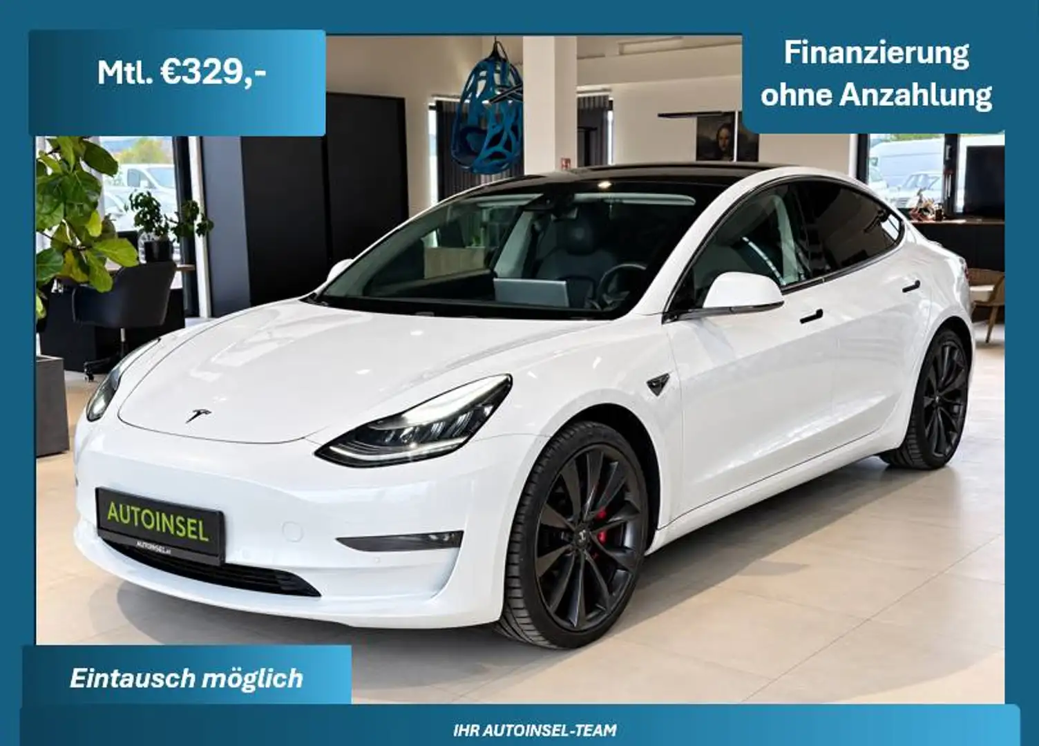 Tesla Model 3 Model 3 Performance AWD Weiß - 1